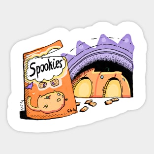 Pumpkitt Snacks Sticker